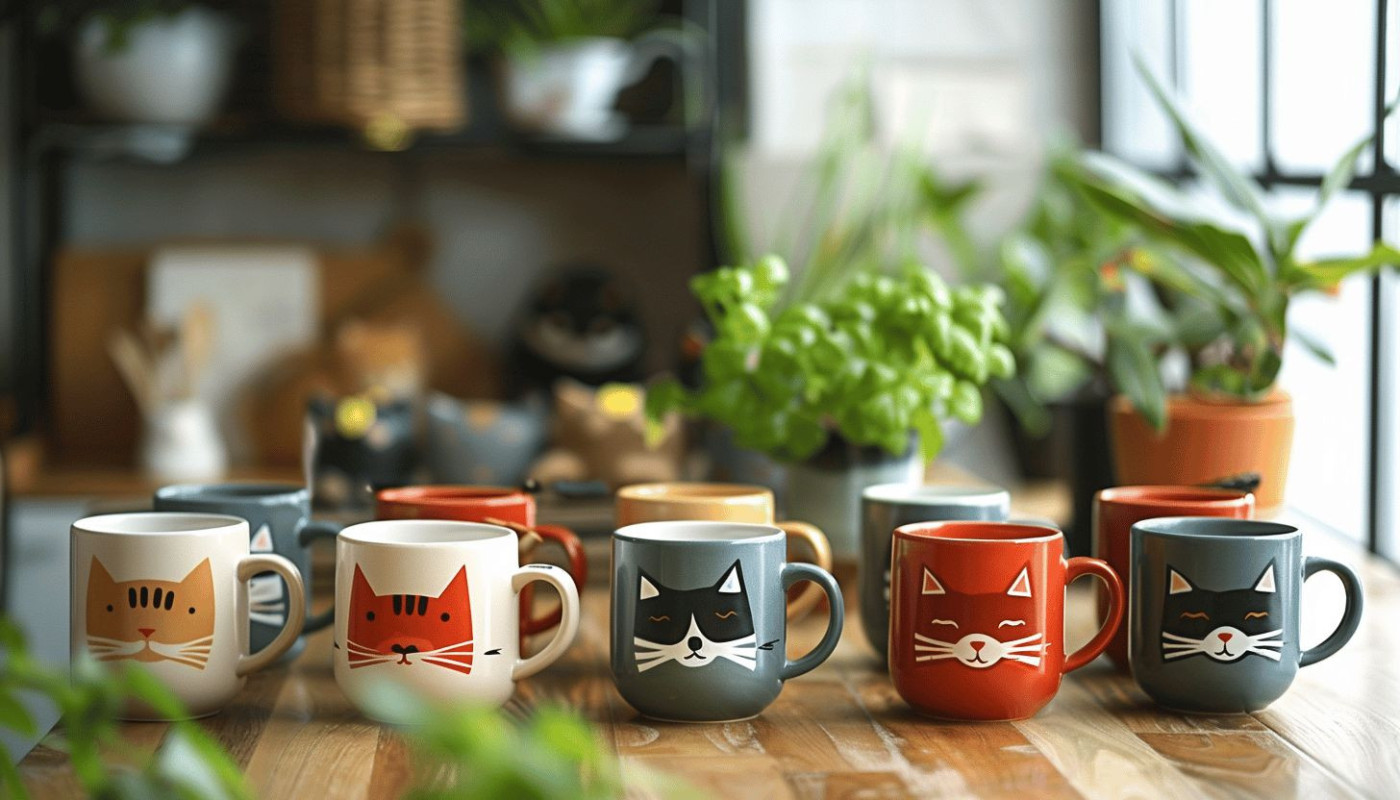 Coffret de mugs chats : une idée cadeau originale et tendance
