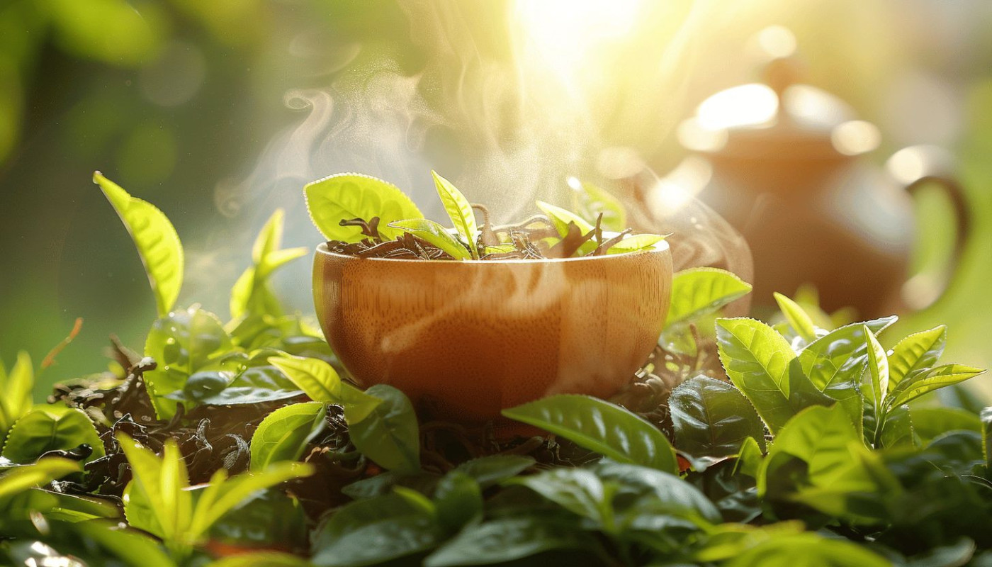 Boissons - Découverte du thé vert nature, une boisson riche en bienfaits