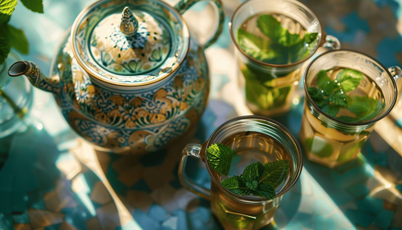Gastronomie - La saveur unique du thé vert marocain et de la menthe : Un emblème de la culture marocaine