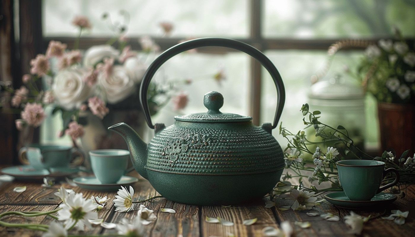 Gastronomie - Le charme discret de la théière verte dans la décoration intérieure